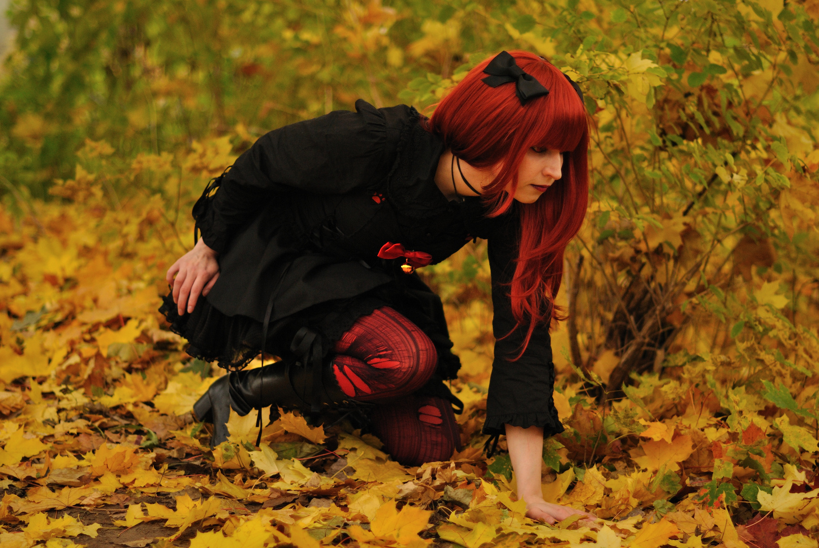 Herbstliche Gothic Lolita