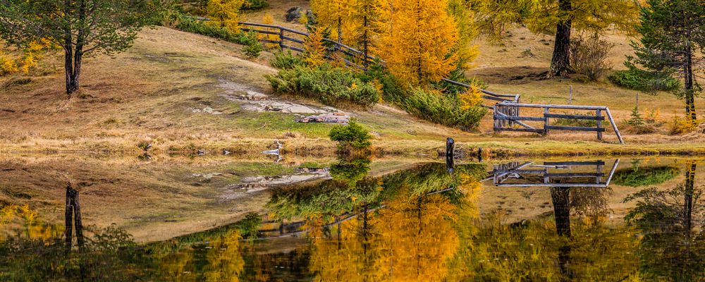 Herbstliche Impression am See