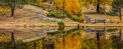 Herbstliche Impression am See