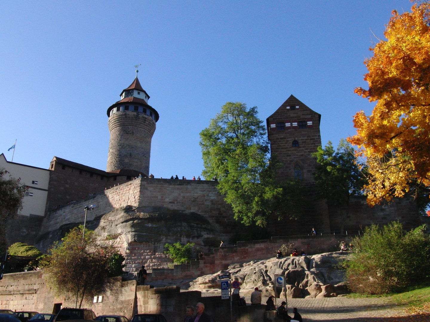 Herbstliche Kaiserburg