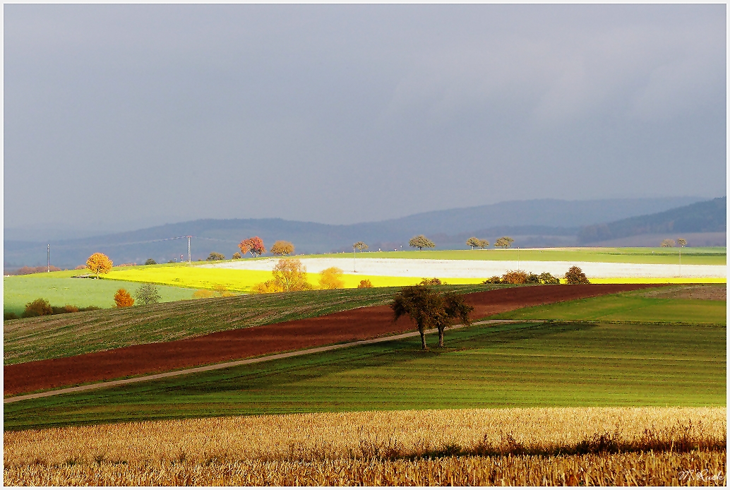 Herbstliche Landschaft ,