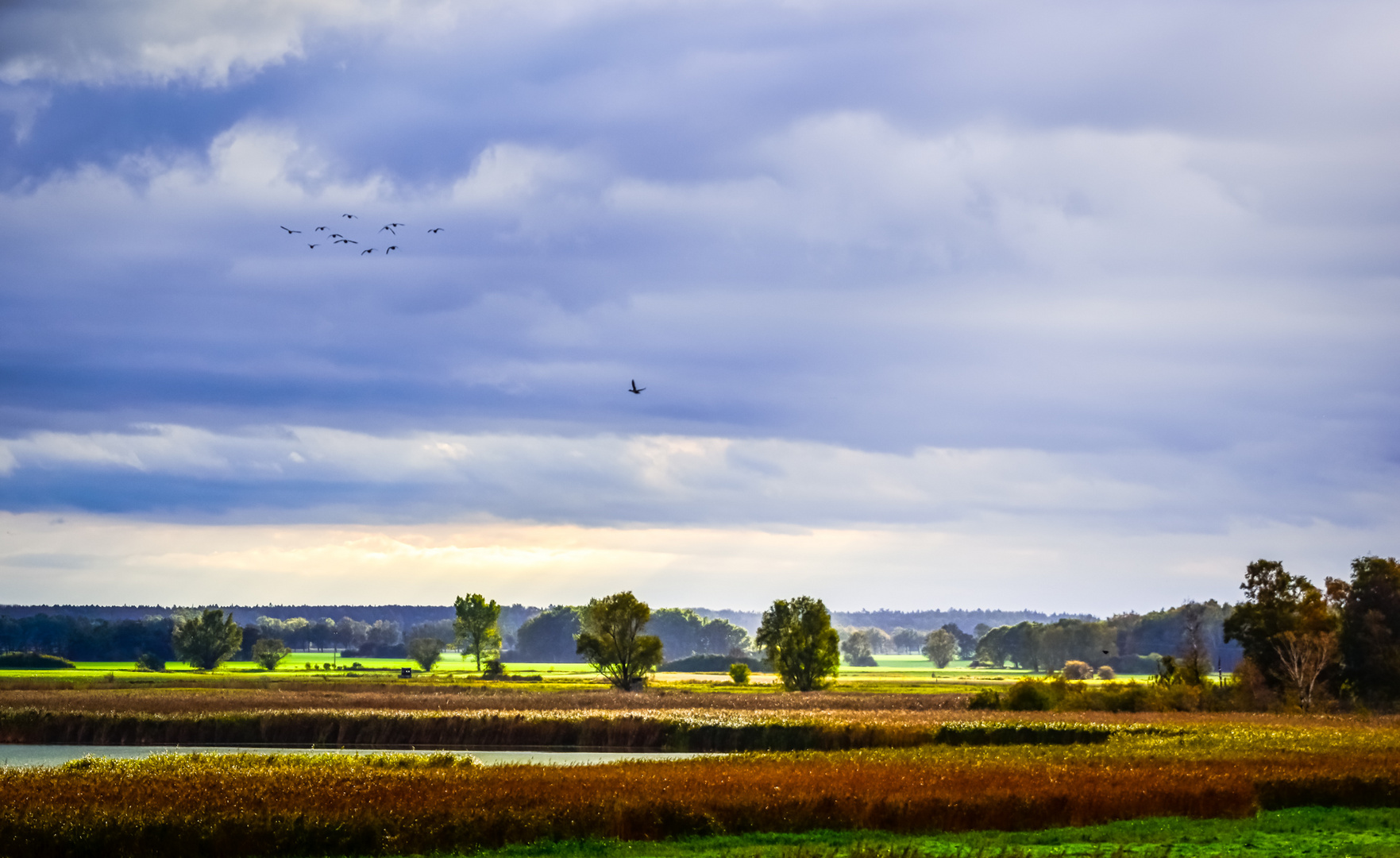 Herbstliche Landschaft in Mecklenburg