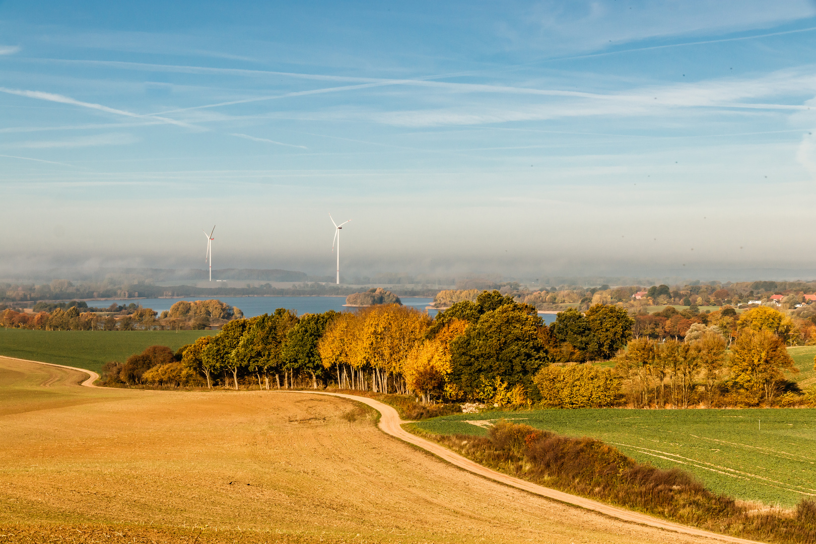 herbstliche Landschaft in Nord-West-Mecklenburg