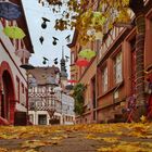 Herbstliche Marienstraße in Lauda,