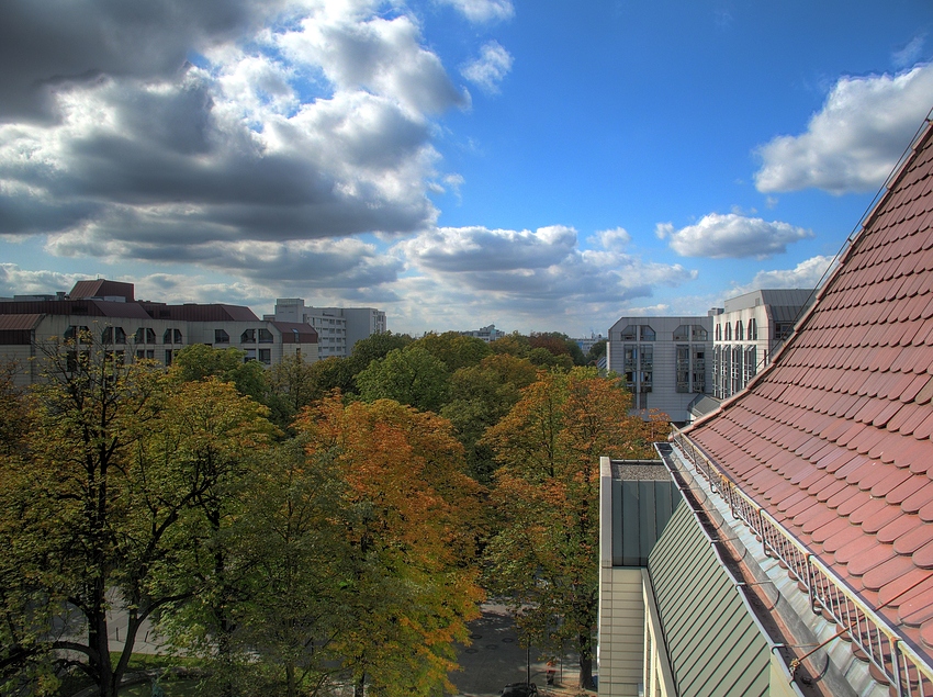 Herbstliche Mittelallee