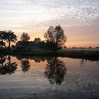 Herbstliche Morgenstimmung am Teich