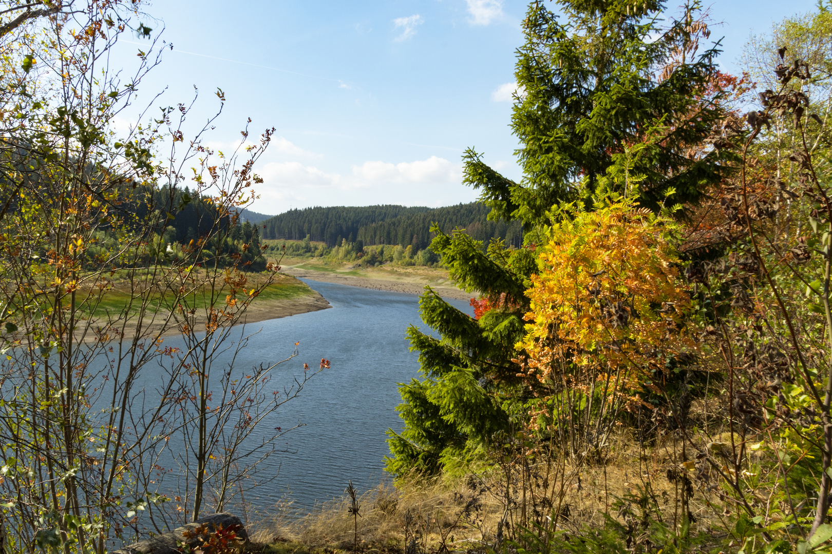 Herbstliche Okertalsperre