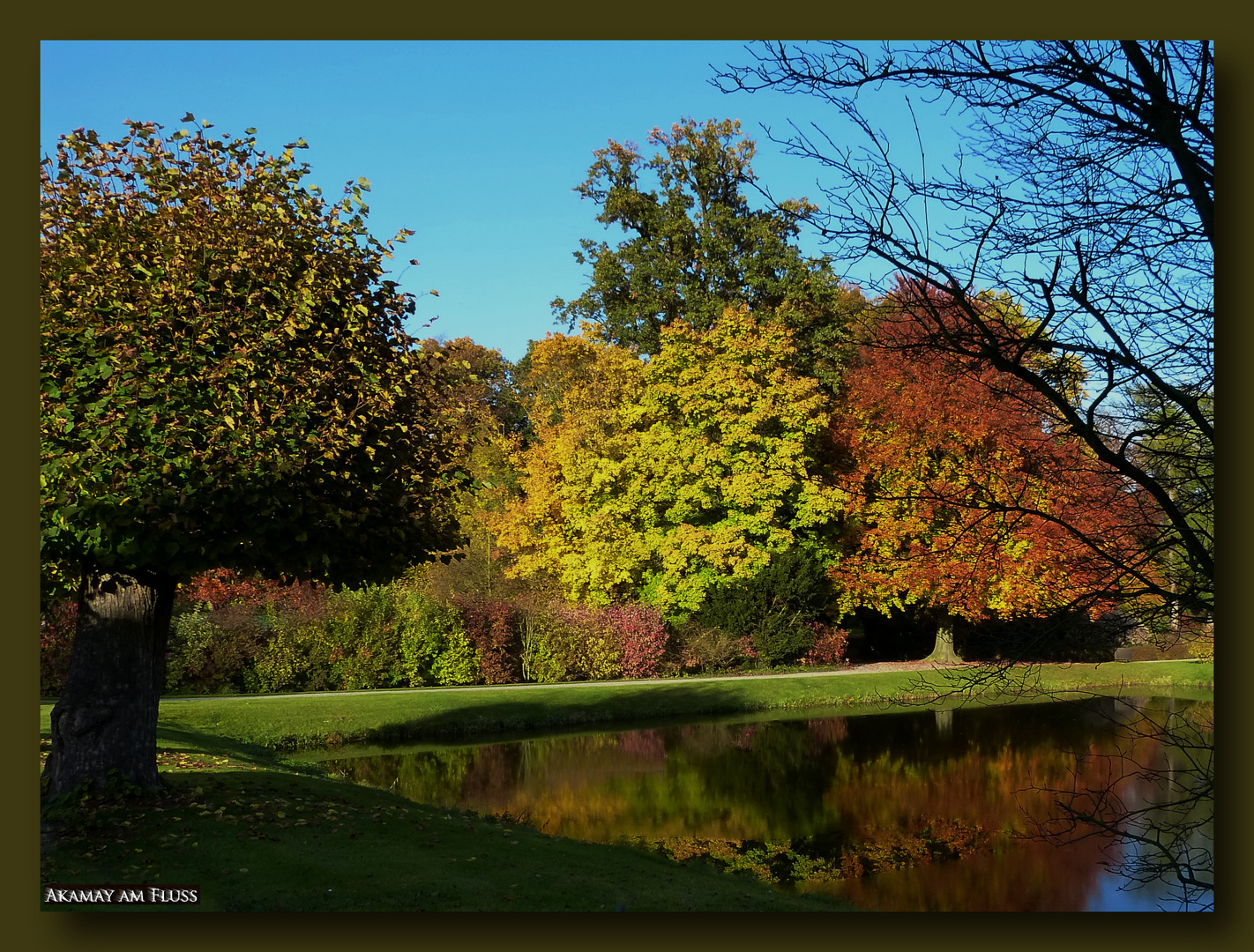 Herbstliche Parkanlage