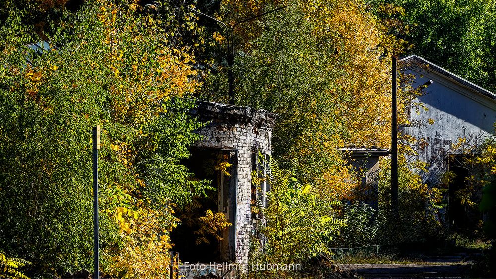 HERBSTLICHE SCHÖNHEIT EINES TEMPORÄR VERLASSENEN ORTES