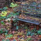 Herbstliche Sitzgelegenheit