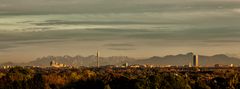 herbstliche Skyline von München