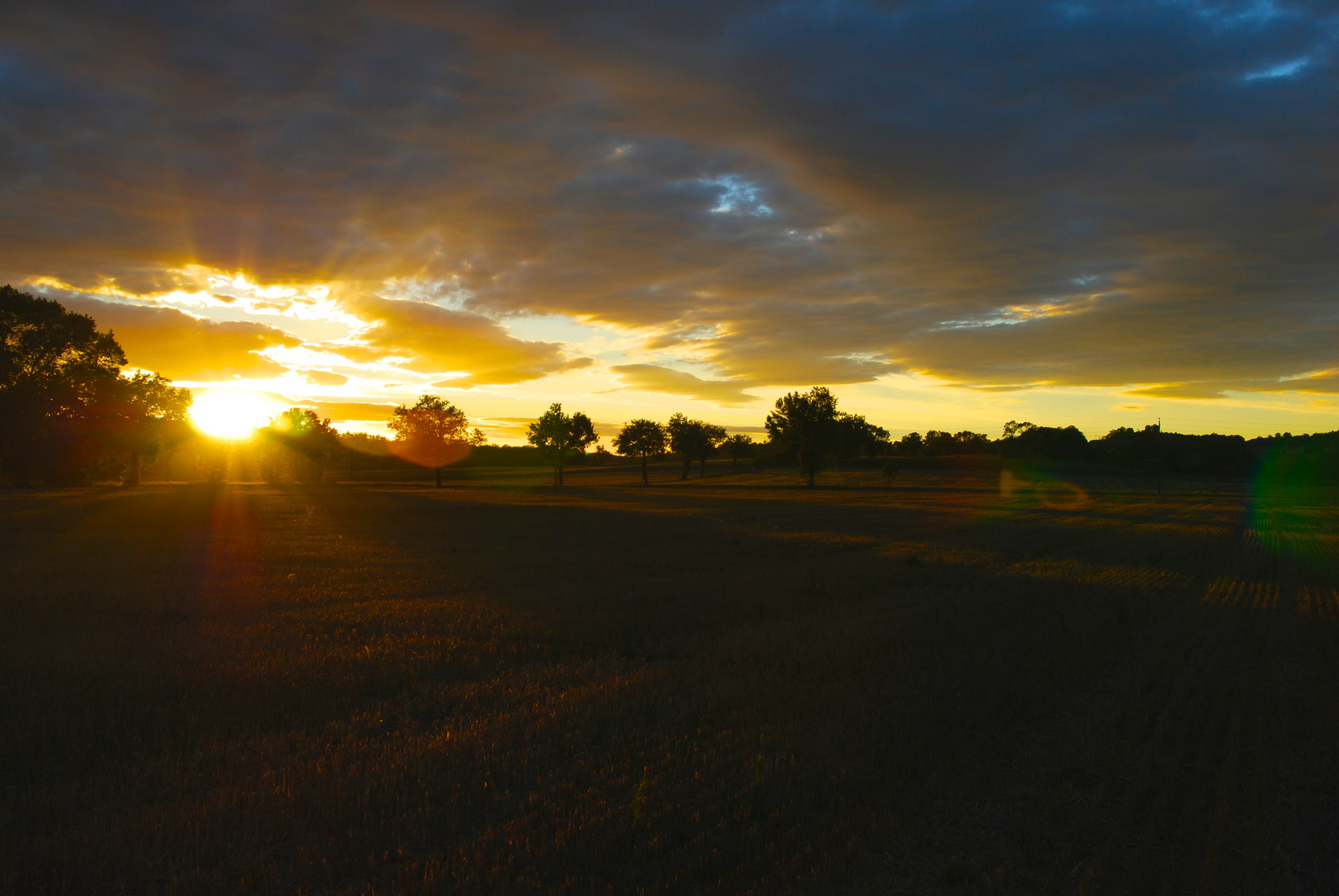 Herbstliche Sonne in Frankreich