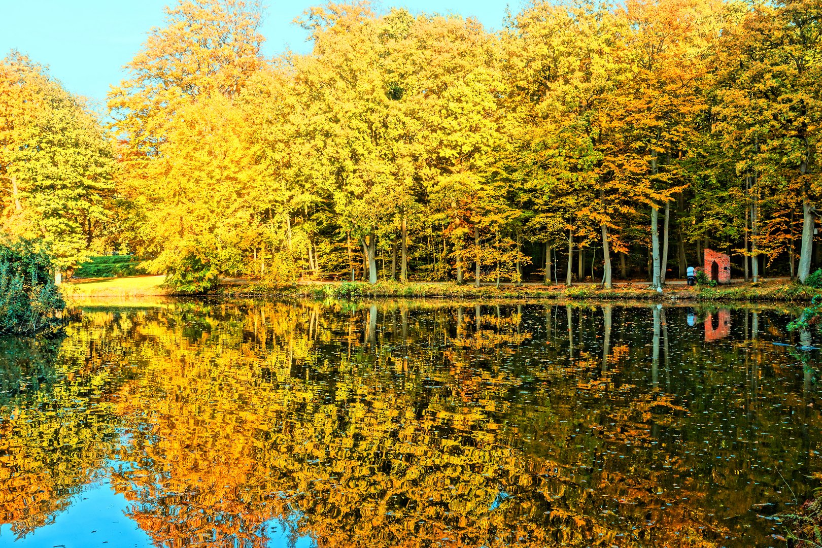 Herbstliche Spiegelung