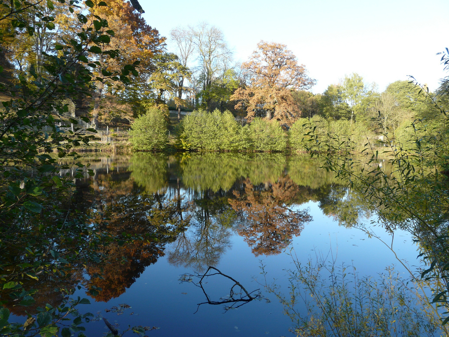 Herbstliche Spiegelung