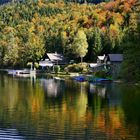 Herbstliche Spiegelung am Altausseersee