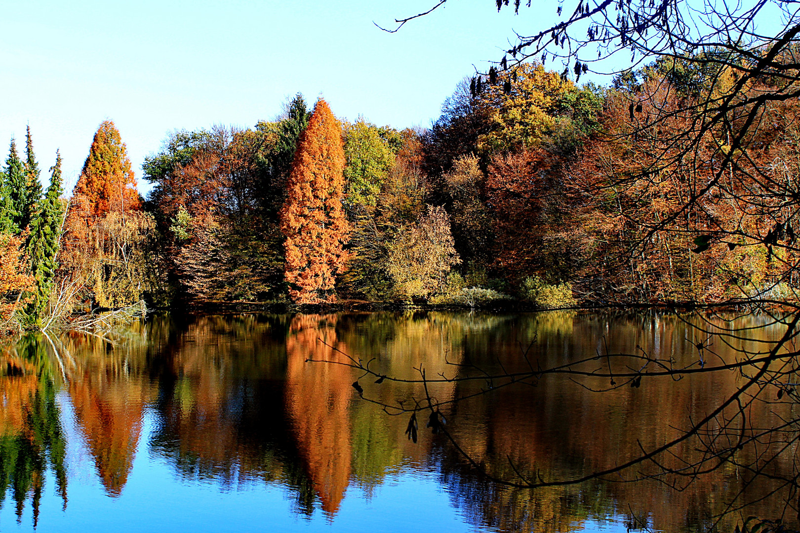 herbstliche Spiegelung