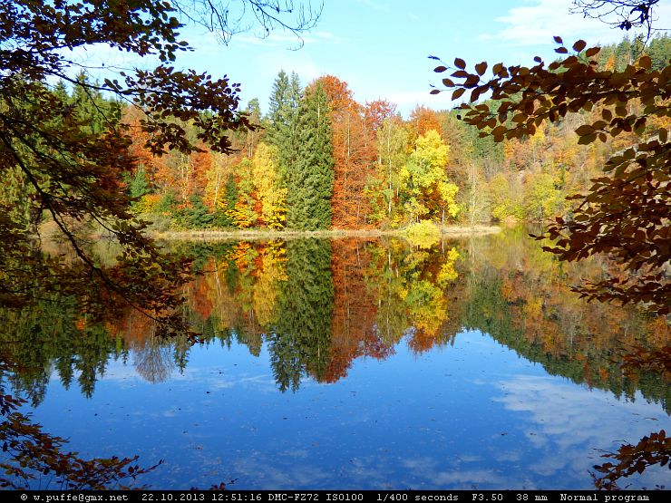 Herbstliche Spiegelungen