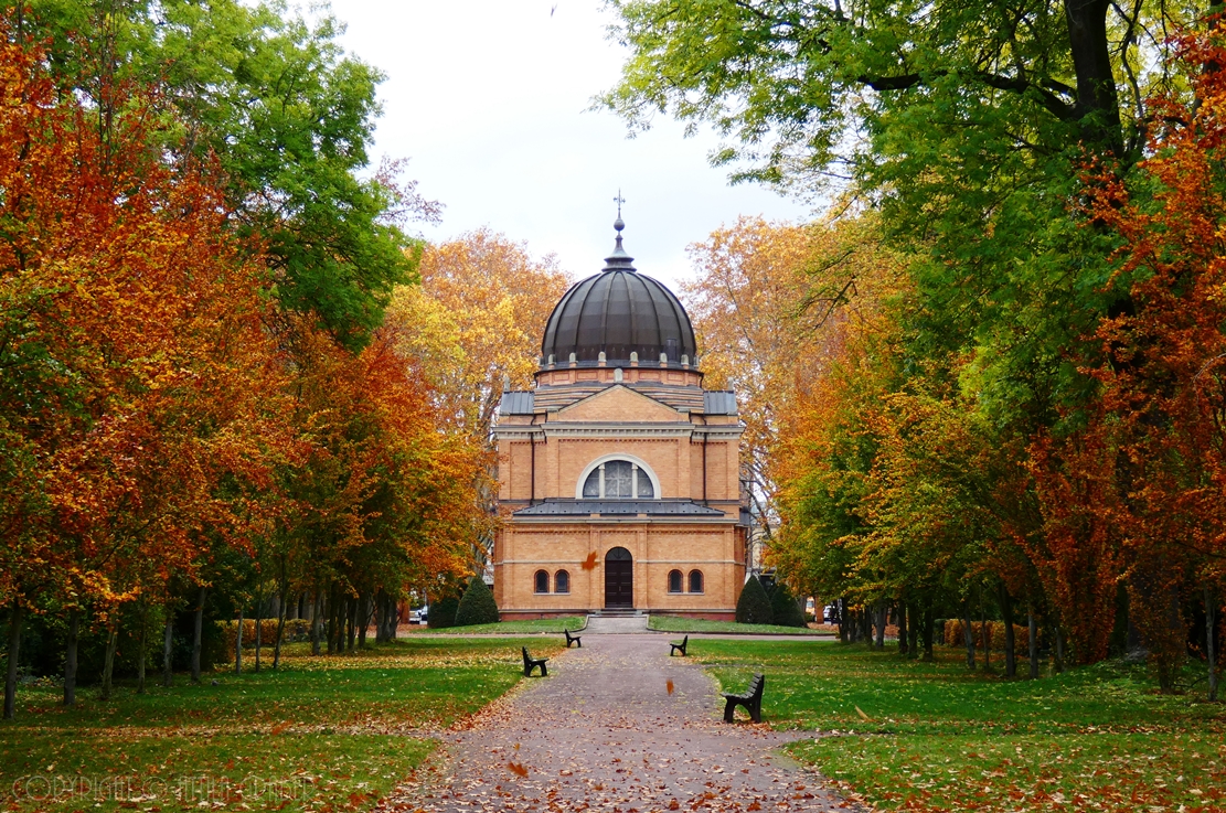 herbstliche Stadtlandschaft