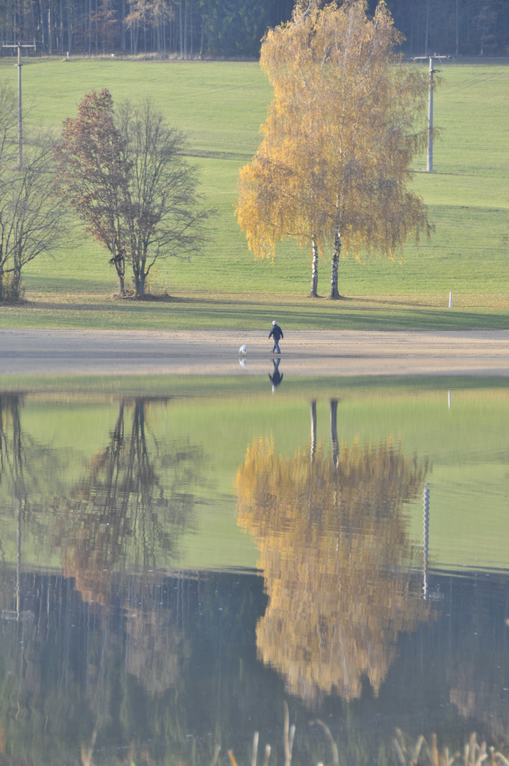 Herbstliche Stille am Hechlinger See