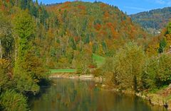 herbstliche Stimmung am Doubs