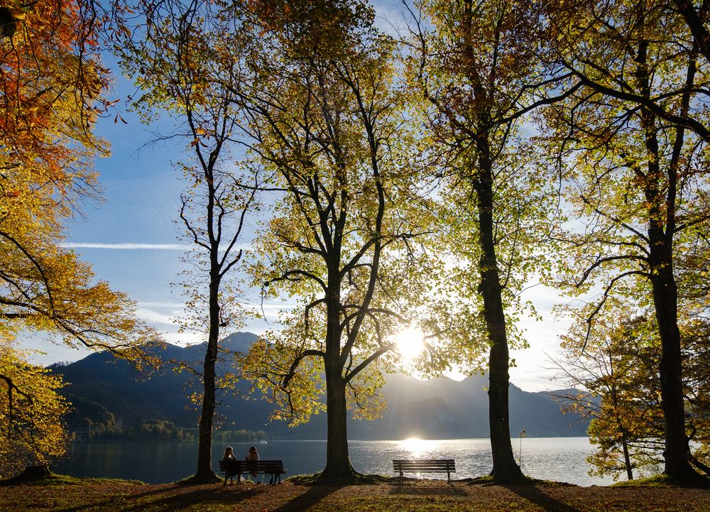 Herbstliche Stimmung am Kochelsee