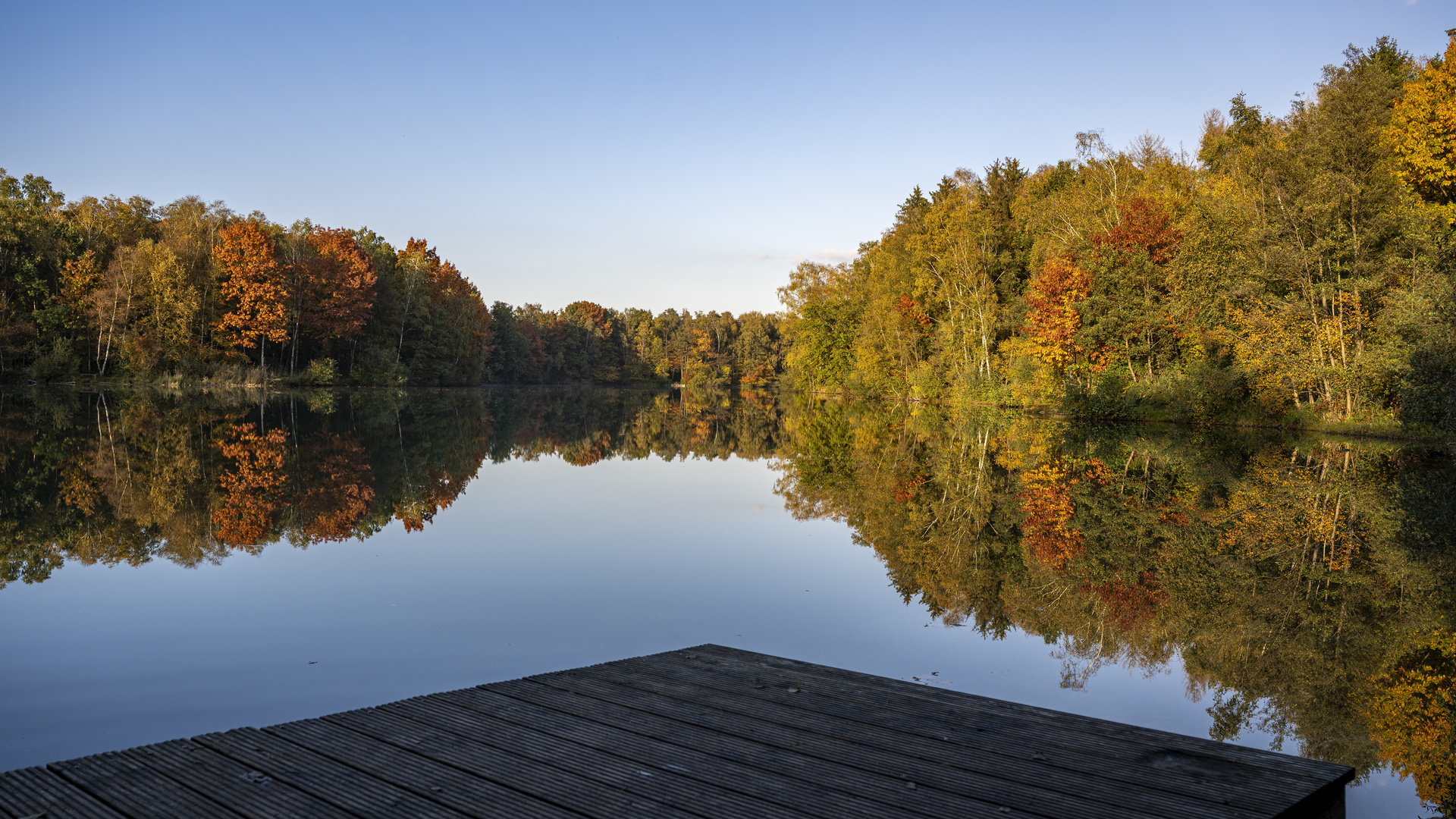 Herbstliche Stimmung am späten Nachmittag.