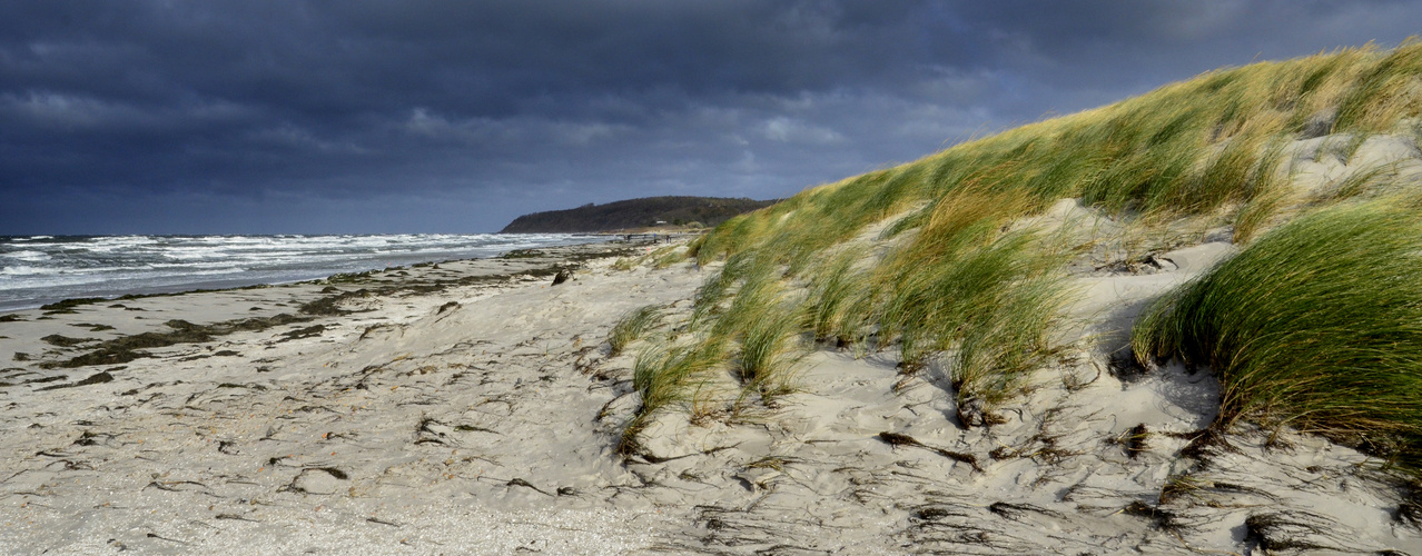 Herbstliche Stimmung am Strand 