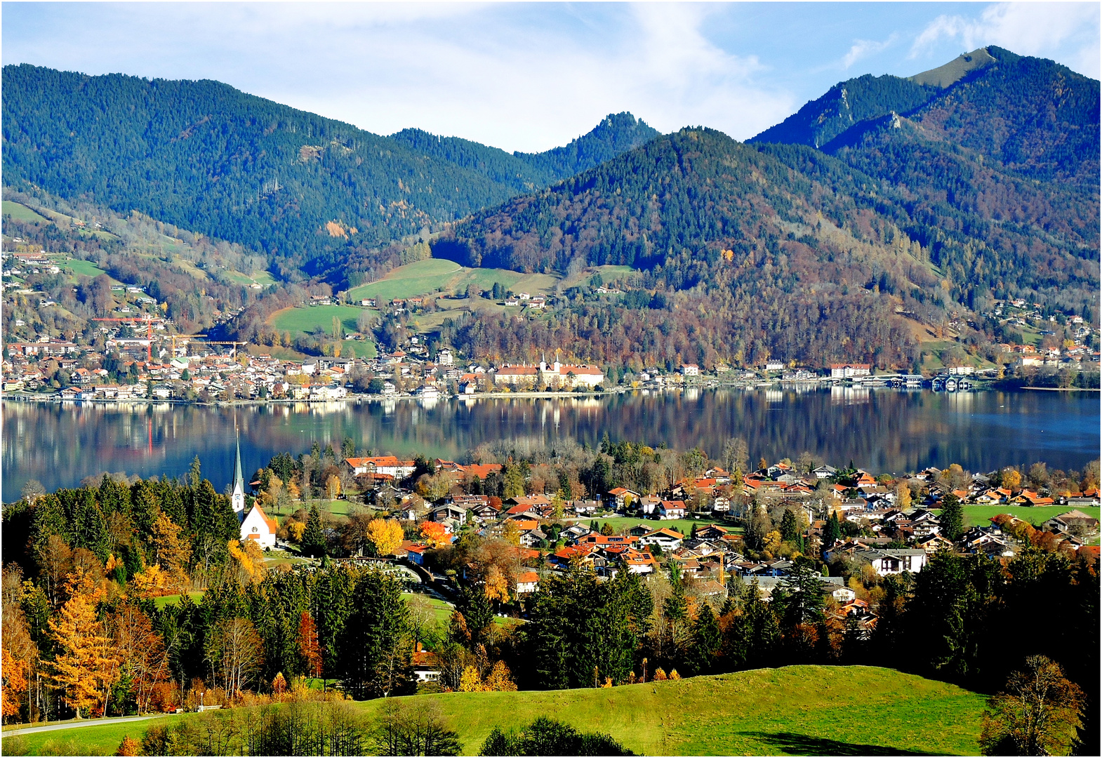 Herbstliche Stimmung am Tegernsee