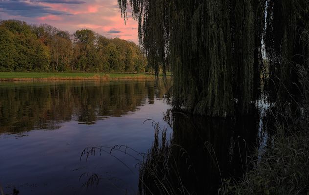 Herbstliche Stimmung an der Weser