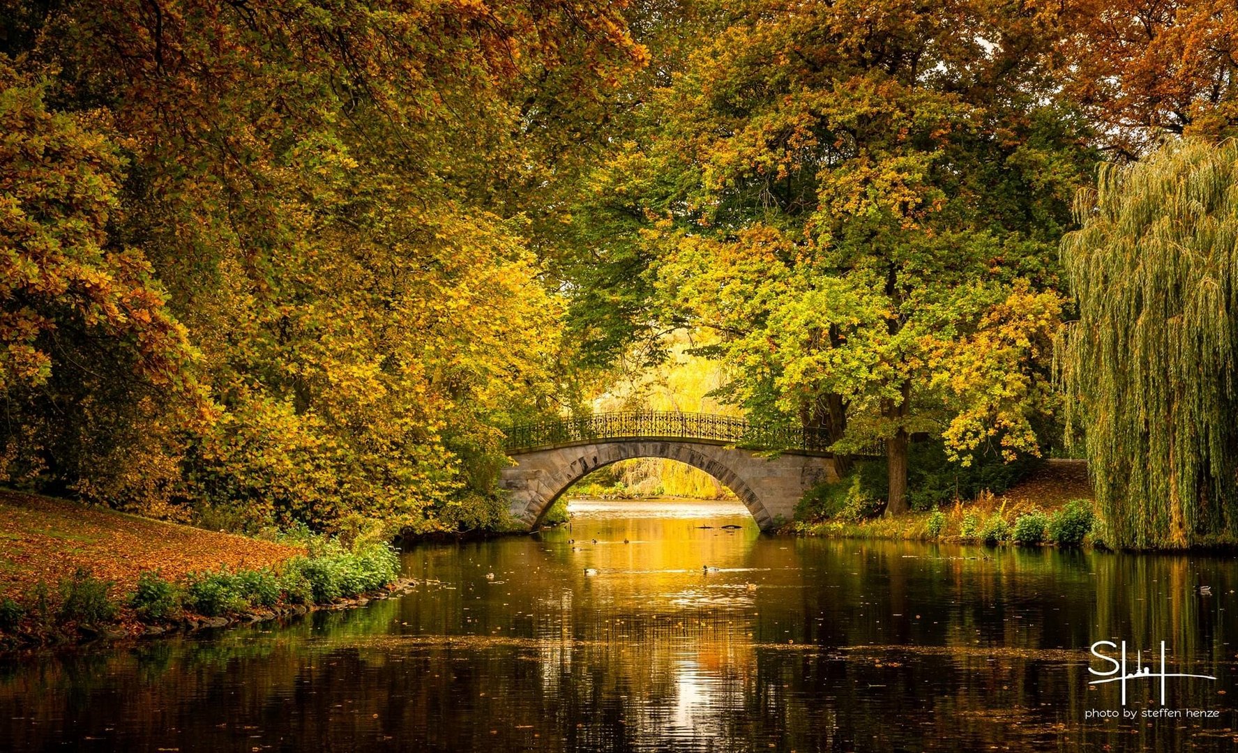 Herbstliche Stimmung im Georgengarten 