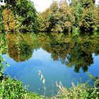 Herbstliche Stimmung im Spätsommer an der Lahn