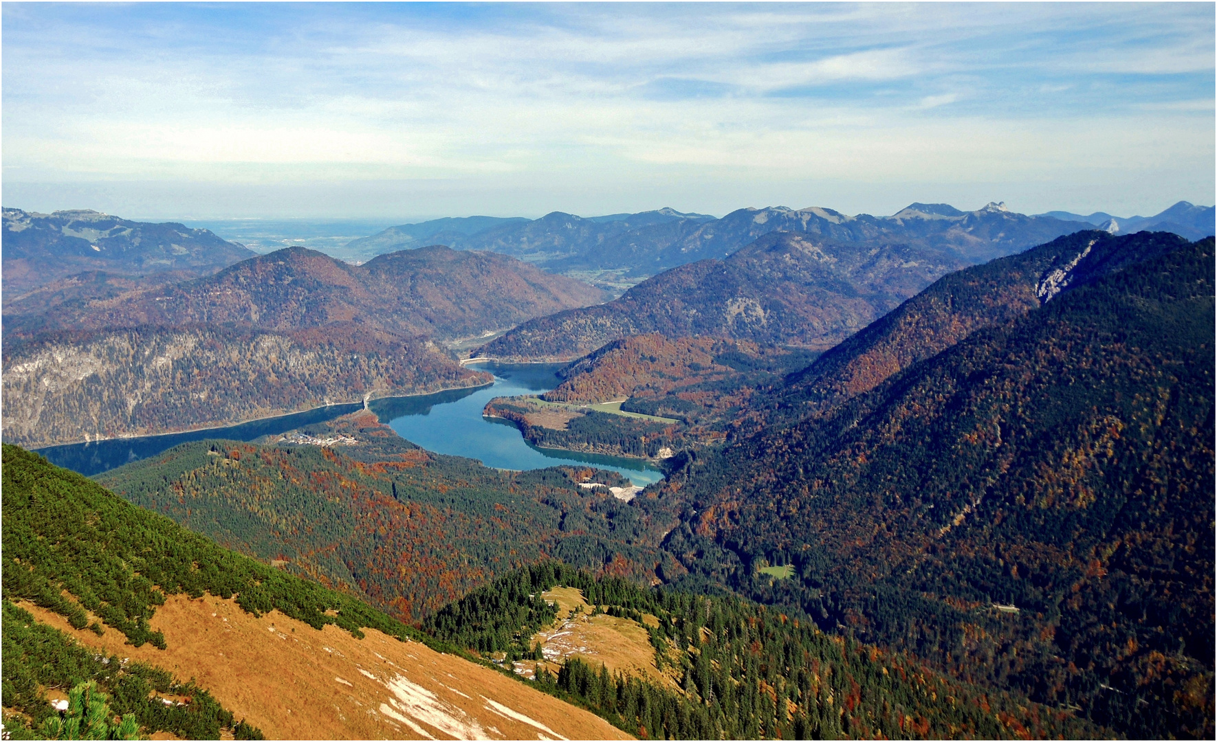 Herbstliche Stimmung in den Bayrischen Alpen