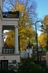 herbstliche Stimmung in der Stadt