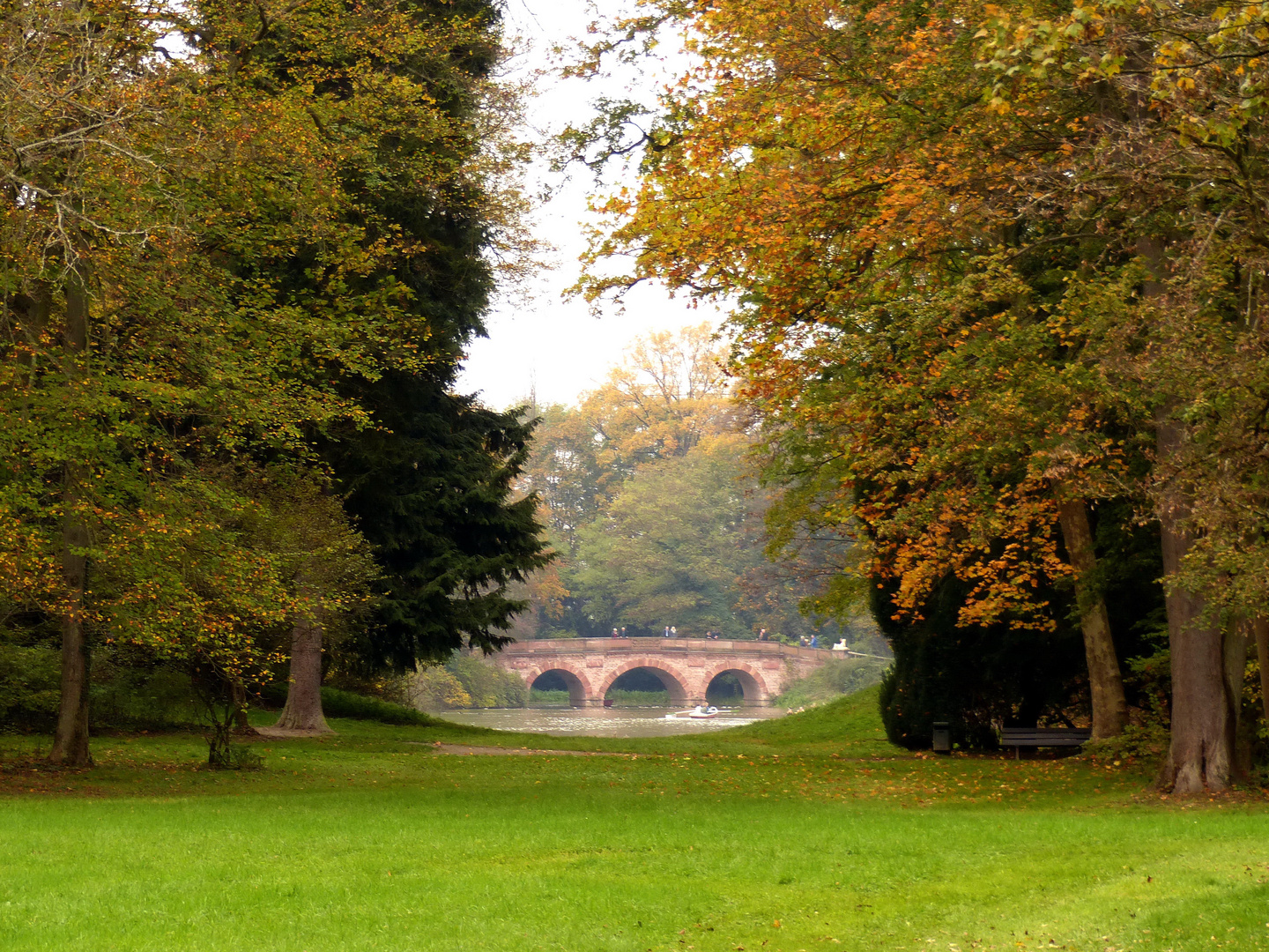 Herbstliche Stimmung in Schönbusch