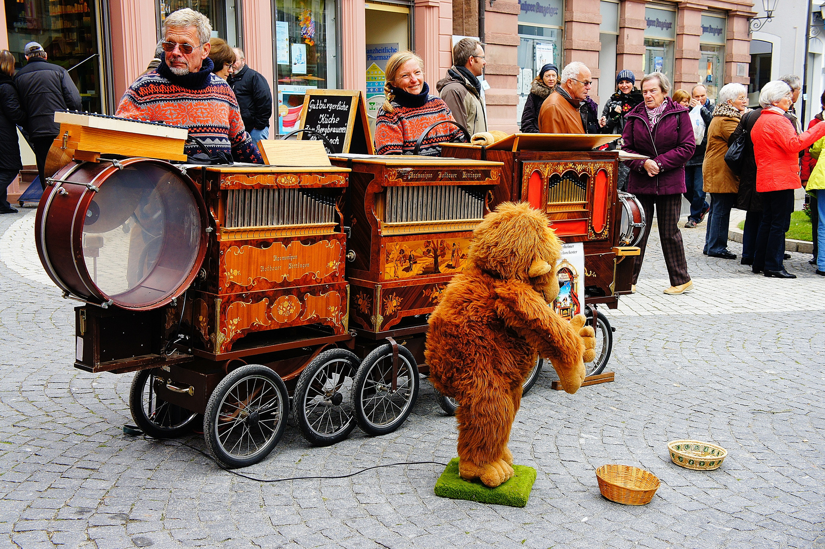 herbstliche Straßenmusik