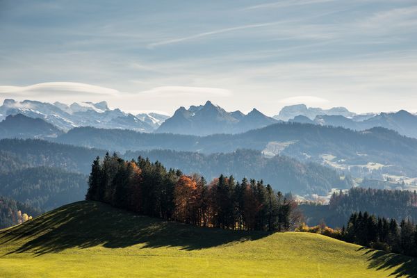 Herbstliche Wanderung am Etzelpass