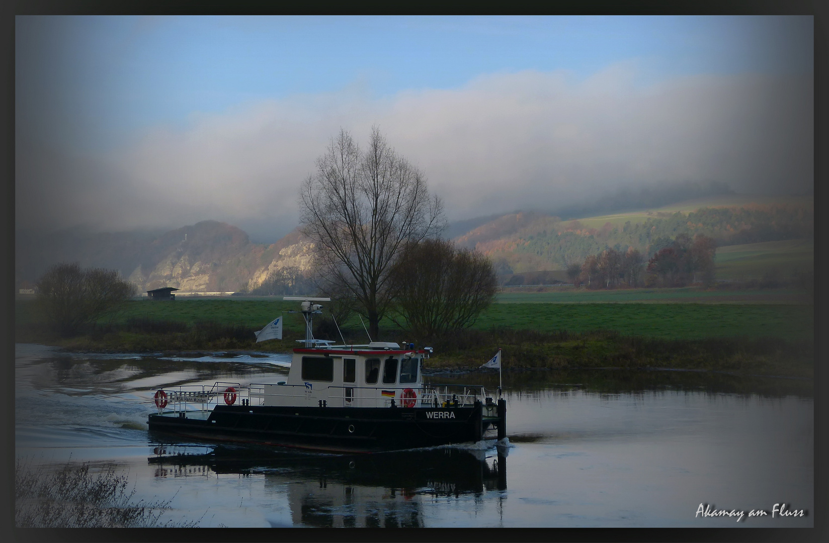 Herbstliche Weser