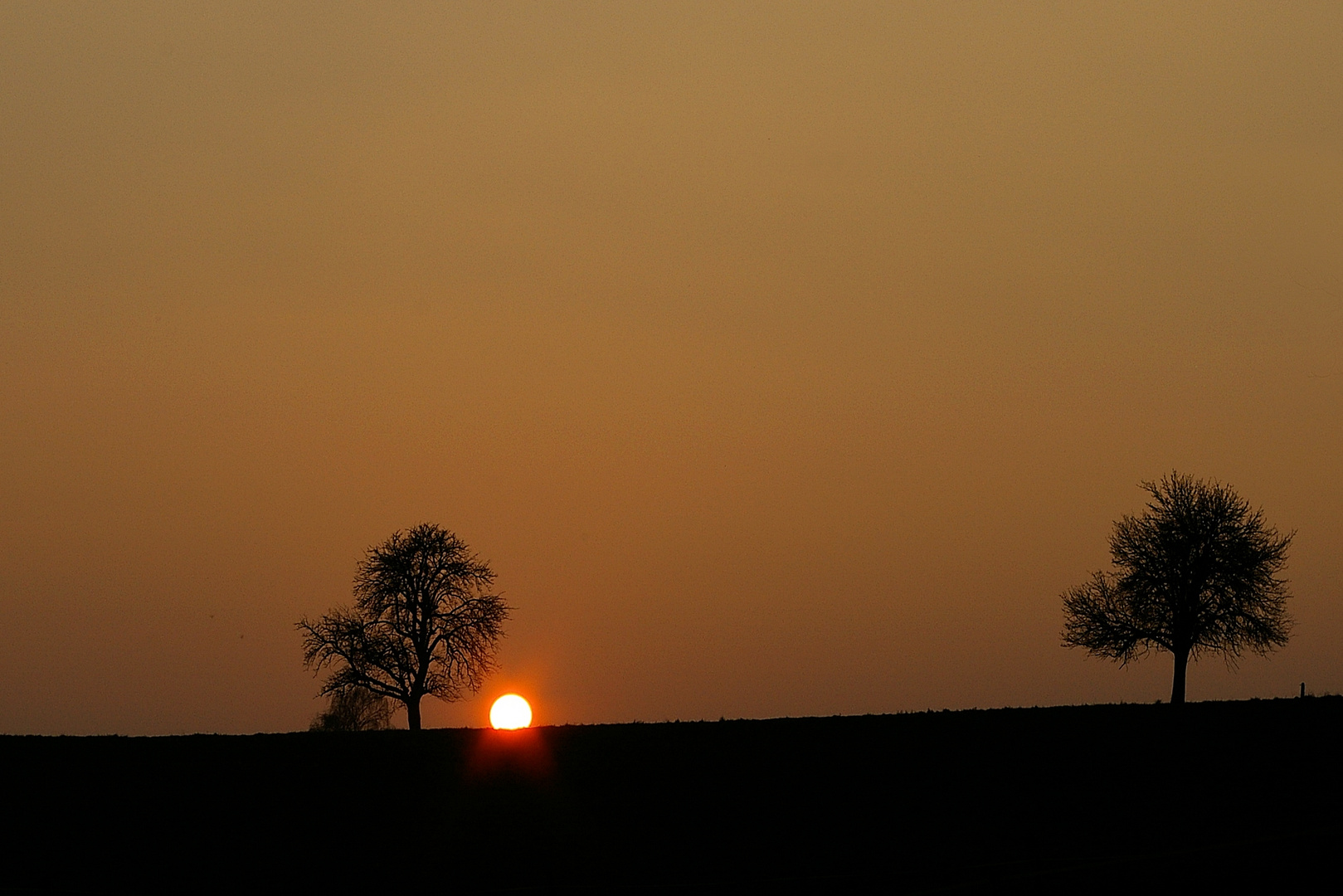 herbstlicher Abend im Odenwald