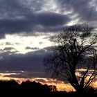 Herbstlicher Abendhimmel