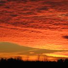 Herbstlicher Abendhimmel