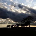 Herbstlicher Abendhimmel