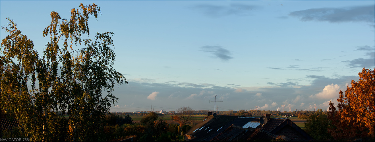 Herbstlicher Ausblick.