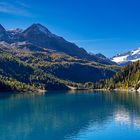 Herbstlicher Blick auf den Zufrittsee