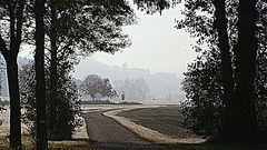 herbstlicher Blick auf die Festung Rosenberg