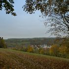 Herbstlicher Blick auf Kloster Schöntal