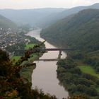 Herbstlicher Blick vom Calmont-Steig auf die Mosel