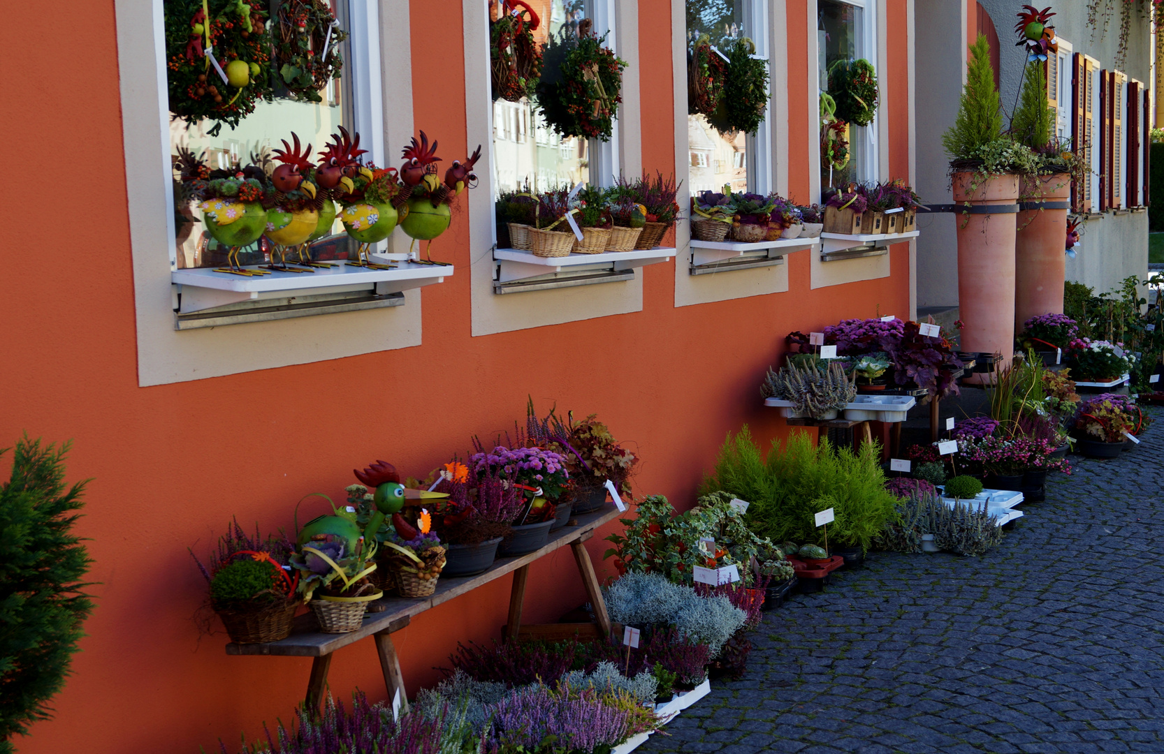 Herbstlicher Blumenschmuck...