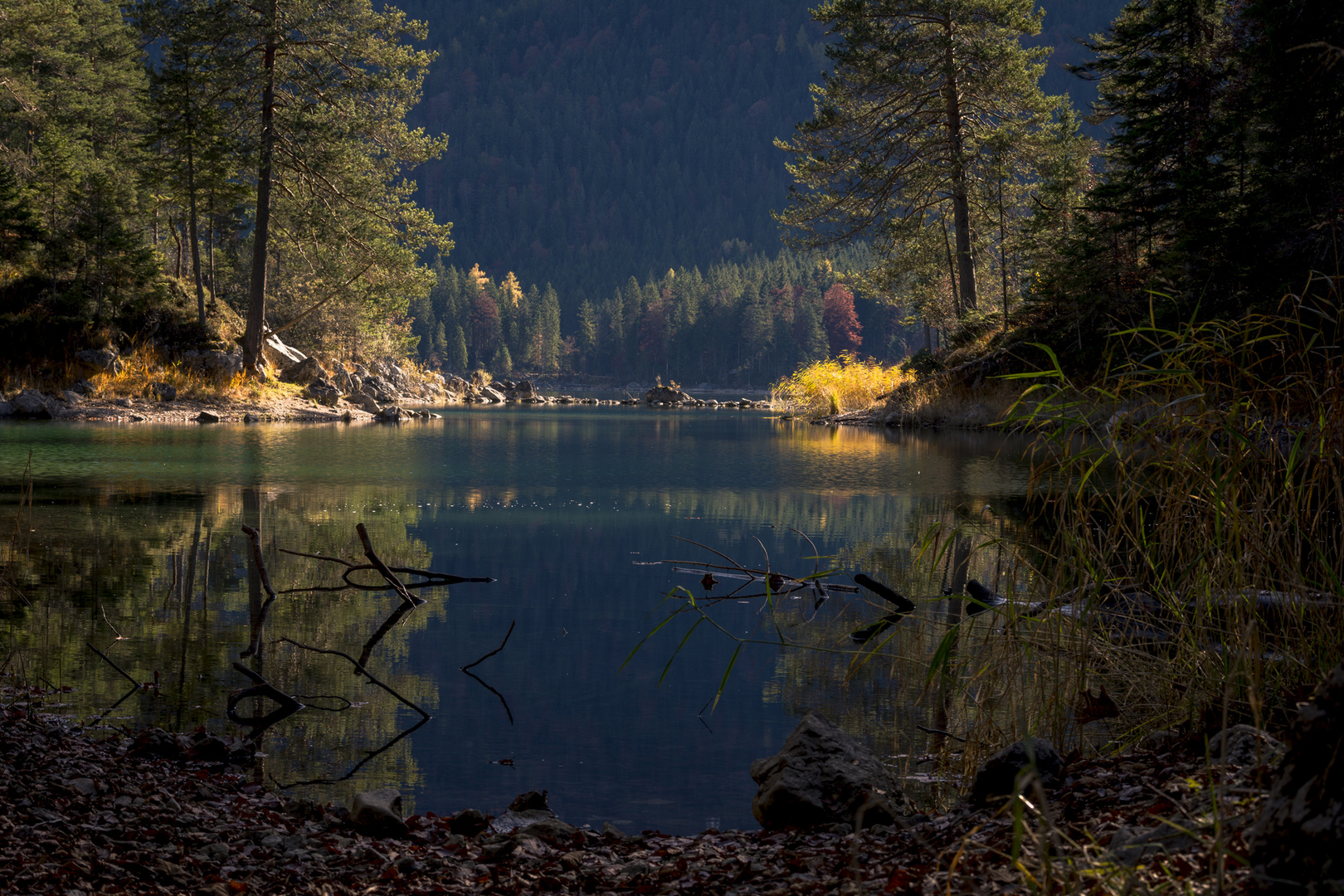 Herbstlicher Eibsee