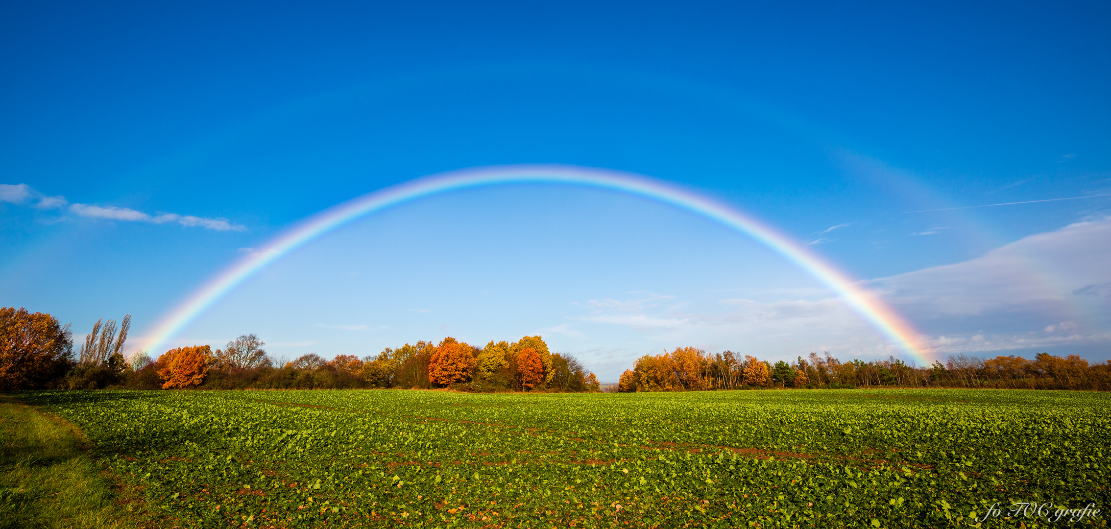 Herbstlicher Eifel-Regenbogen