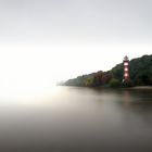 herbstlicher Elbstrand Hamburg-Rissen, Falkensteiner Ufer